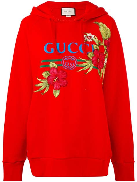 gucci womens hoodie|red gucci sweater women's.